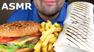 ASMR SHAWARMA SANDWICH amp FRIES MUKBANG EATING SOUNDS 먹방 [upl. by Lotsirhc]