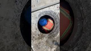 Cleaning Manholes shorts manhole cleaning [upl. by Gnirol]