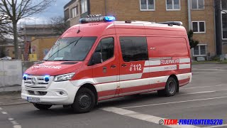 Erstmalig Löschzug  neuer GW Messtechnik BF Ludwigshafen Feuerwache 1 [upl. by Nolat]