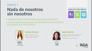 JORNADAS DE EMPLEO CON APOYO  LA INCLUSIÓN SOCIOLABORAL DE PERSONAS EN SITUACIÓN DE VULNERABILIDAD [upl. by Eirotal]