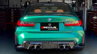 BMW G80 M3 REMUS RACE EXHAUST  The Most Intoxicating G8X Exhaust [upl. by Harpp]