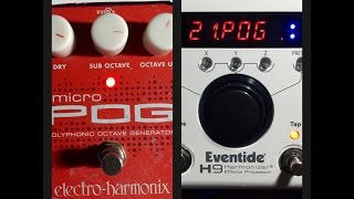 Electro Harmonix POG vs Eventide H9 POG Blind Test [upl. by Cassius141]