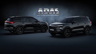 Tata Safari amp Harrier  ADAS  Built to take on surprises [upl. by Ynaiffit]