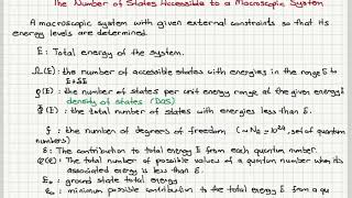 Week 411 Number of States Accessible to a Macroscopic System [upl. by Sices]