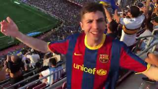 FC BARCELONA VS BOCA JUNIORS  A DAY AT CAMP NOU [upl. by Eilsew156]