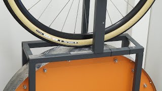 Panaracer GravelKing R Rolling Resistance Test spin up video [upl. by Clio746]