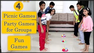 4 Funny Games for Kids  Games for kids group  Picnic Games  Team Games  Indoor Outdoor Games [upl. by Airec963]