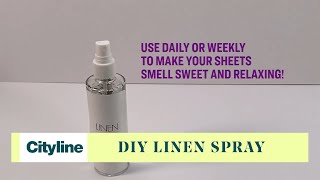 How to make your own athome fresh smelling linen spray [upl. by Rafaelof49]