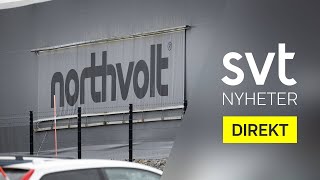 SVT Nyheter Direkt – Northvoltbolag i konkurs  kommunens pressträff 20241008 [upl. by Akemrej]