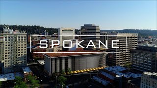 Spokane Washington  4K Drone Footage [upl. by Basset690]