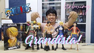 StrawHat Monster Trio vs ASL The One Piece Grandista Unboxing Series [upl. by Gonyea]