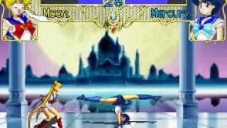 Sailor Moon vs Sailor MercurySega Saturn [upl. by Airyt998]