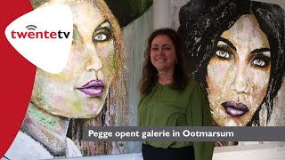 Pegge opent galerie in Ootmarsum  Twente TV [upl. by Nolrah338]