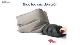 Gối để chân bơm hơi du lịch YT [upl. by Alcott]