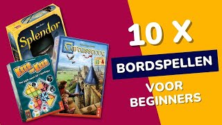 De 10 leukste bordspellen voor beginners [upl. by Gascony]