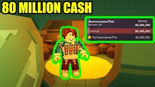 BACON HAIR gets 80 MILLION JAILBREAK CASH  Roblox Jailbreak Update [upl. by Nyladnar]