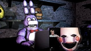 SFM FNAF Bonnie reacting to Ultimate Custom Night Trailer [upl. by Hanfurd]