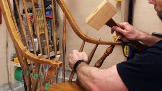 Restoration of an American Windsor Chair  Woodworking How To Restoration [upl. by Ainoda835]