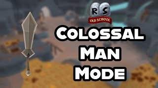 I locked my OSRS account to ONE weapon—Colossal Man Mode 1 [upl. by Lonier476]