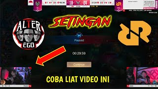 INILAH SETINGAN DI MPL kocak  RRQ VS AE mplid mpl [upl. by Hildick232]