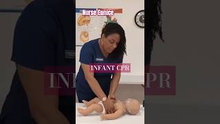 🚑 Learn Infant 👶🏼 CPR in 1 Minute 🆘 [upl. by Gladstone389]