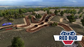 2024 Redbud National On Board  Mx Simulator Redbuddddddd [upl. by Airdnoed2]