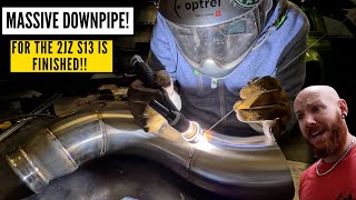 The Down Pipe for the 2JZ S13 is done [upl. by Sinned376]