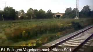 S1 Solingen Vogelpark nach Hilden Süd [upl. by Alleuqcaj33]