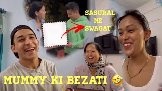 Akash ne aaj bhut hasaya 🤦🏻‍♀️🤣 sasural main huaa kiska swagat 😍 Varsha Thapa [upl. by Clapper201]