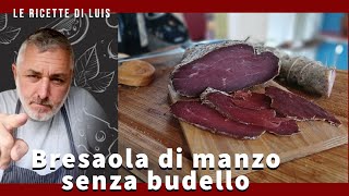 Bresaola di Manzo erborinata senza budello fatta da un Norcino [upl. by Anuait]