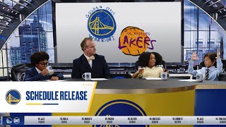 202223 Golden State Warriors Schedule Release [upl. by Longley]