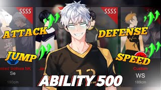 M0D ABILITY 500  Attack Defense Jump amp Speed 🔥 The Spike Volleyball [upl. by Merrile]