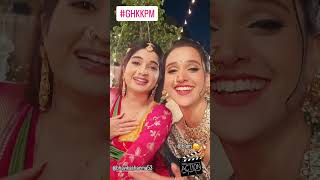 ghkkpm off screen masti of savi  bhavika sharma highlights [upl. by Jinny]