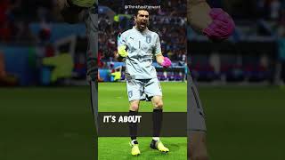 Gianluigi Buffon’s Legendary Words 🧤  goalkeeper footballlegends football fypシ゚viral shorts [upl. by Ladnyc]