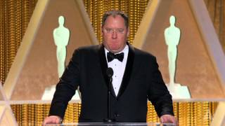 John Lasseter honors Hayao Miyazaki at the 2014 Governors Awards [upl. by Notyep]