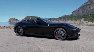 Ferrari Roma Spider in Nero Purosangue [upl. by Hussein]