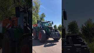 Fendt 724 vario mit Amazone Düngerstreuer [upl. by Eladnar736]