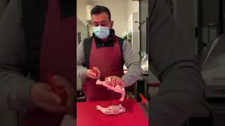 Come disossare la coscia di pollo  How to debone chicken leg [upl. by Garik]