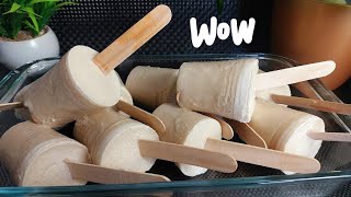 milk powder ice cream  How To Make Ice cream with ripe plantain  abele walls [upl. by Yriek]