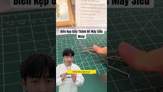 Biến Kẹp Giấy Thành Dế Máy Siêu Nhảytrendingshorts shortvideo [upl. by Assetal453]