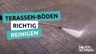 Gartentipp TerrassenBöden richtig reinigen und versiegeln [upl. by Egres478]