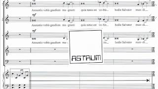 Gašper Jereb  MAGNUM MYSTERIUM  5 Gaudium magnum for mixed choir SATB and harp piano [upl. by Ruberta]