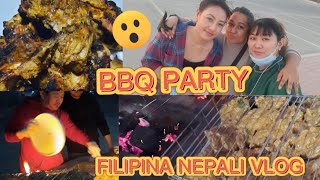 FILIPINA IN NEPAL LATEST VLOGOur BBQ Party plus Family get Together [upl. by Enreval]