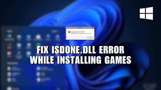 🔥 How to Fix ISDonedll Error While Installing Games  Tutorial   Full Tutorial [upl. by Yde]