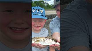 4 Year Olds First Speckled Trout [upl. by Denby]