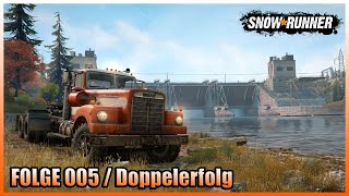 FOLGE 005  Doppelerfolg  SNOWRUNNER [upl. by Nannoc]