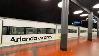 Arlanda express  costs  Stockholm Sweden [upl. by Anerol]