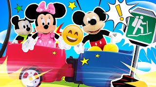 Topolino giocattolo porta la famiglia in campeggio Giochi per i bambini piccoli Storie divertenti [upl. by Eelyahs]