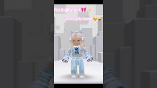 Im a girly girl 🥰 newtrend  Sound credits to olivia1519 roblox robloxshorts adoptme fyp [upl. by Akiemehs]