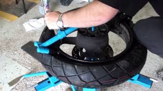 Idiots guide to Suzuki VStrom 1000 Rear Tire Change [upl. by Notniv74]